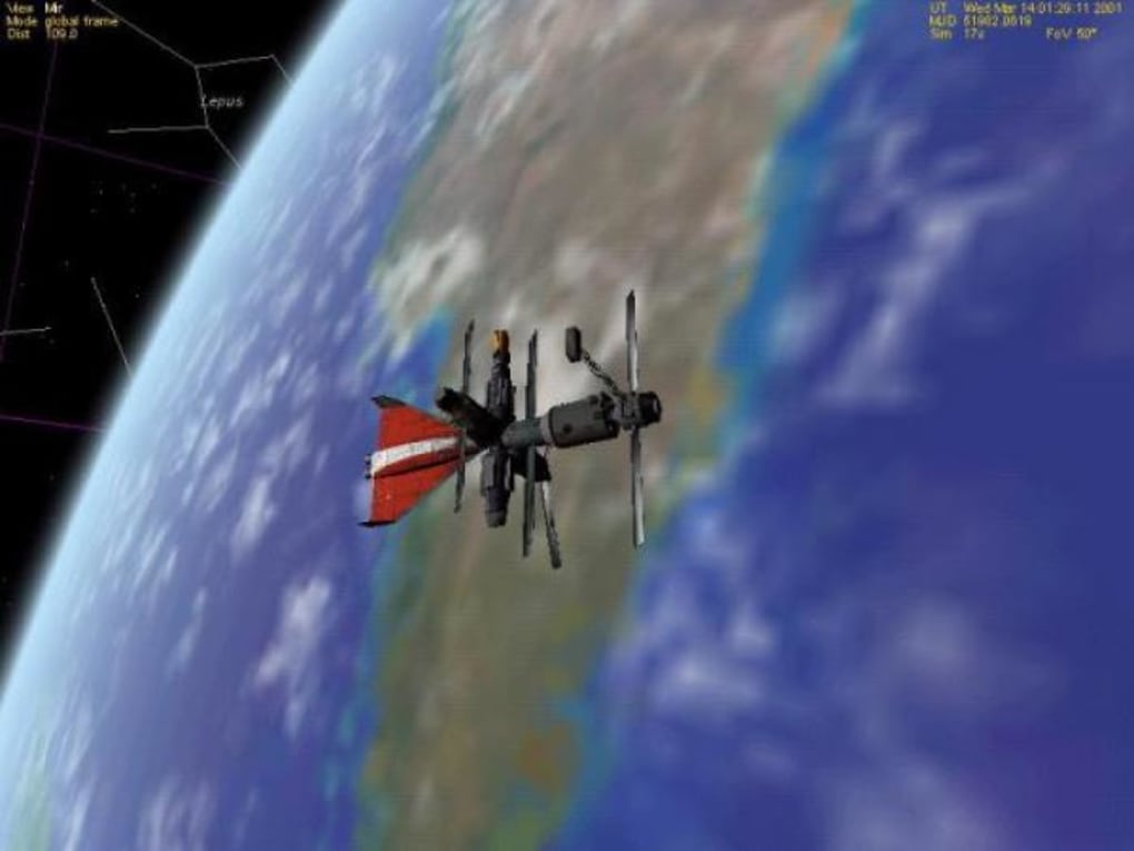realistic space flight simulator